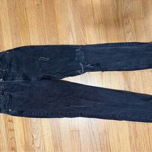 H&M Women's Black Straight Leg Jeans